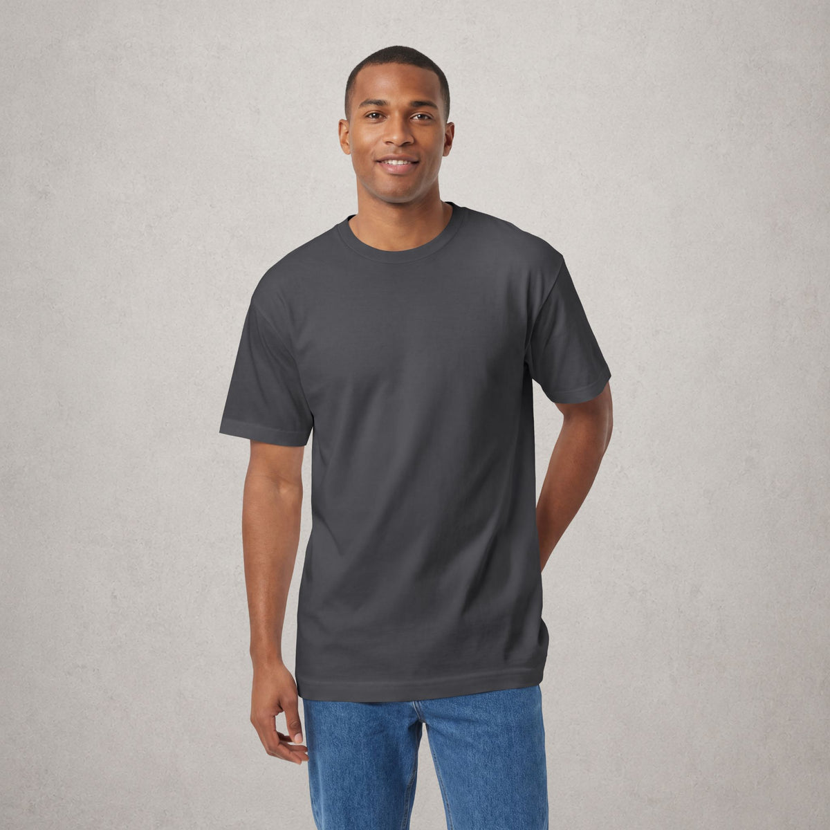 Christian Tee — “The Lord Is My Strength and Song” Inspirational Back Graphic