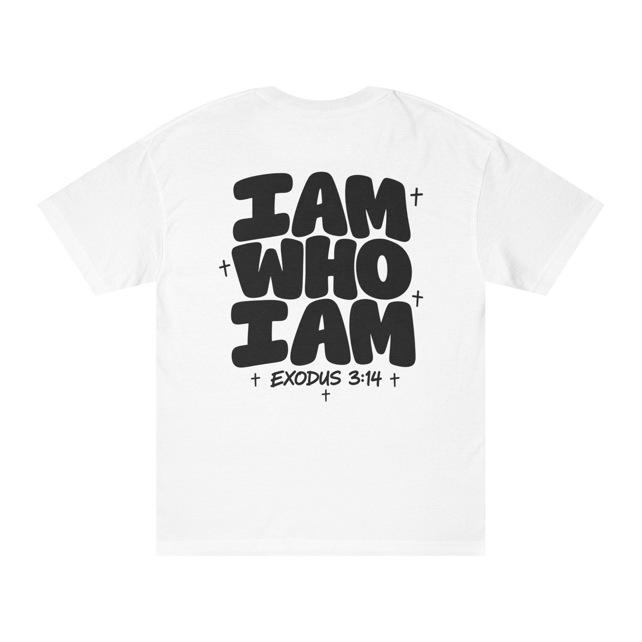I Am Who I Am Tee — Christian Faith Graphic T‑Shirt (Exodus 3:14)